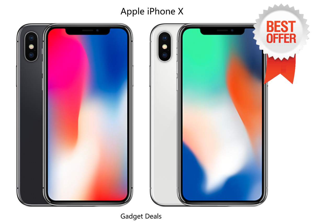 Apple iPhone X (64GB /256GB) Space Gray/Silver (Unlocked