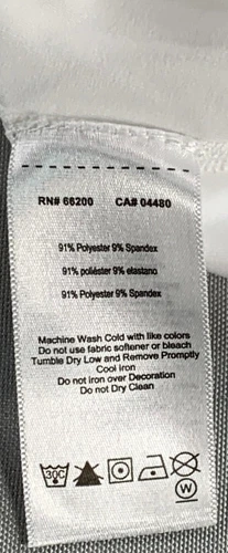 Asics Youth Volleyball Jersey L White Short Sleeve Spin Serve Tee 2054A016 - Picture 6 of 8