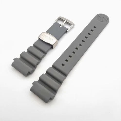 20mm 22mm for SEIKO Prospex BLACK SRP779 SRPC91 Silicon Rubber Watch Band - Picture 19 of 27