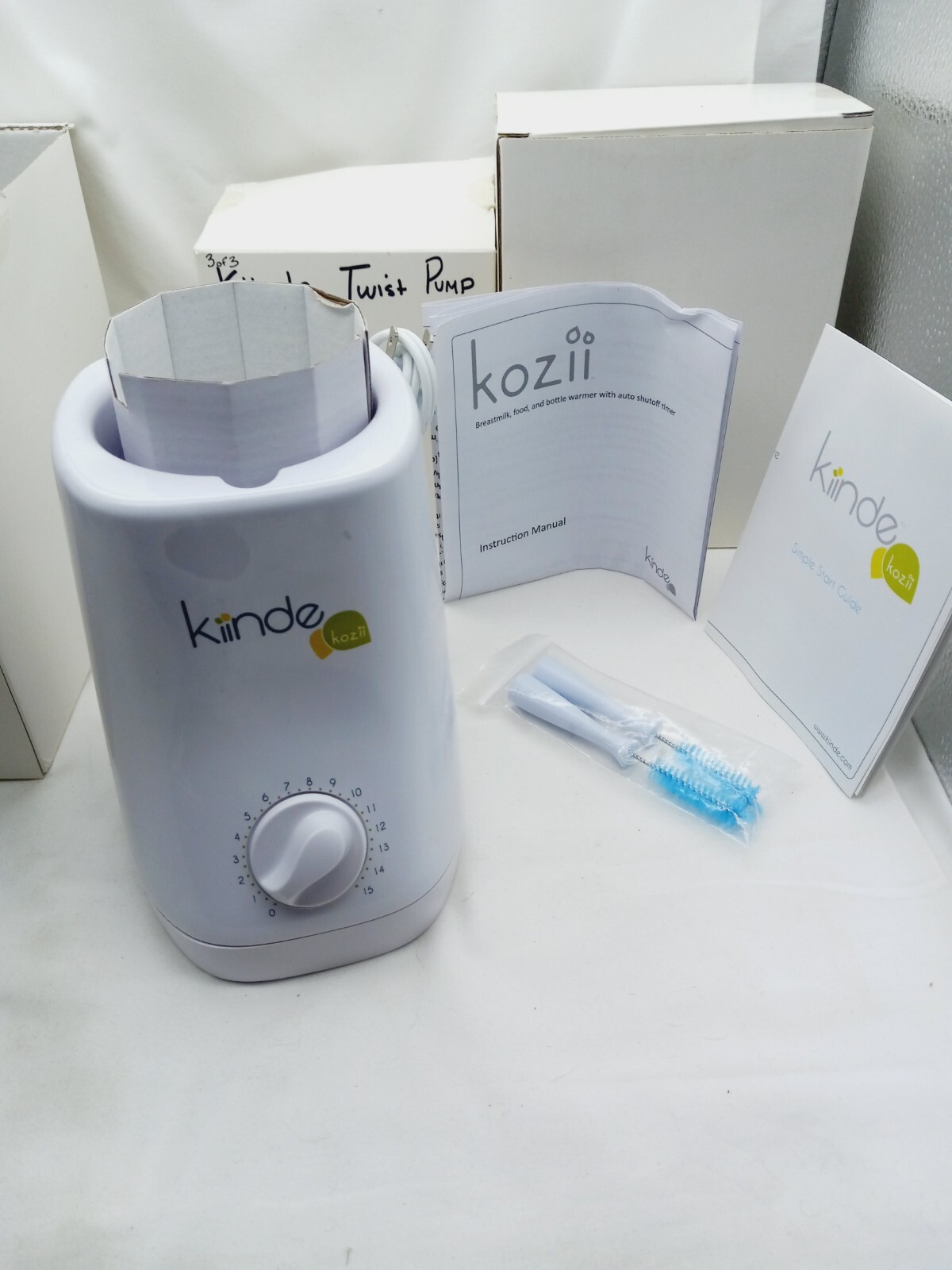 Kiinde Kozii Breast Milk, Bottle Warmer w/ Timer Auto Shut Off