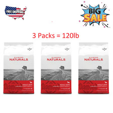 Combo 3 Diamond Naturals Adult Dog Lamb Meal Rice Formula Dog Food,120lb total