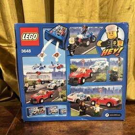 LEGO City 3648 Police Chase NEW! Squad Car Red Convertible ATV Stoplight Town