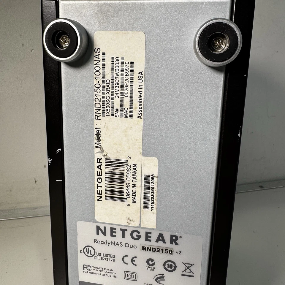 Netgear ReadyNAS 2 Drives 500gb RND2150-100NAS - Image 2 of 4