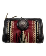 CENTINELA                    Bi-fold wallet Red x Brown