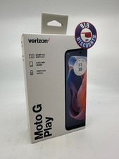 Verizon Prepaid Motorola Moto G Play - 4G, 64GB, Blue Prepaid Smartphone SEALED