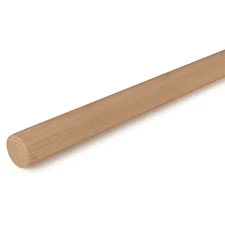 Cindoco Maple Dowel 3/4" Round SINGLE PIECE