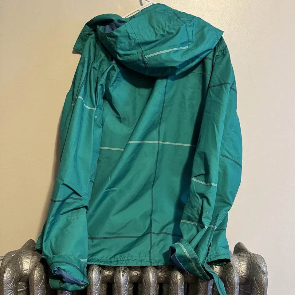 Foursquare Outerwear Men’s Snowboard Ski Jacket Teal Green Size M Hooded Pockets - Image 3 of 4