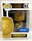 Funko POP! Disney Star Wars Chewbacca #63 Gold Metallic Walmart Exclusive