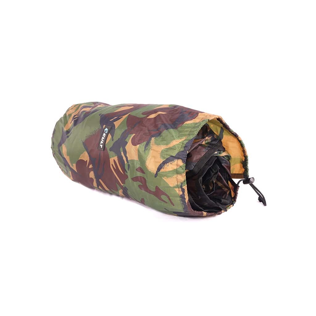 Cult Tackle Sherpa Deluxe Bed Cover + Stuff Sack - DPM Camo - Carp Fishing