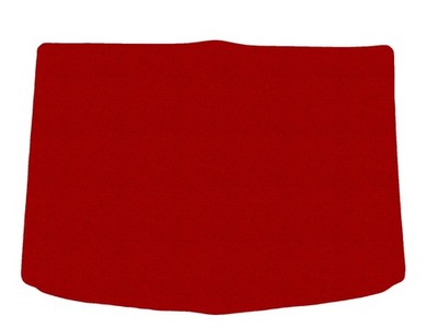 Basic Kofferraummatte für Lancia Delta III 2008-2014 Rot x14 Rand