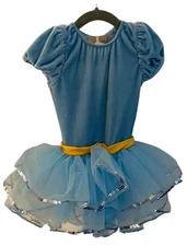 ✨ Revolution Dancewear Blue Ballet Costume Dress SC Tutu Recital Competition