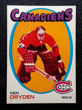 KEN DRYDEN RC 1971-72 TOPPS NHL HOCKEY 71-72 #45 VGEX+         51245