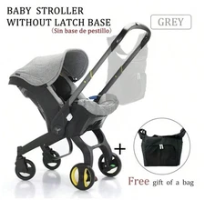 4-in-1 Baby Stroller Pram High Landscape Foldable Newborn Carriage 