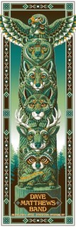 Dave Matthews Band Saratoga Springs NY July 18 2026 Poster SPAC N2 Kwok Mint SE