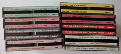 Lot of 8 Vox Box classical music CDs, Schumann, Tchaikovsky, Horenstein and more