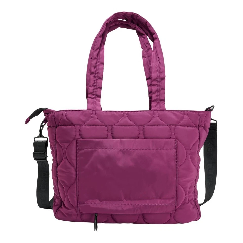 * Samantha 棕色防盗旅行托特包带 2 件收纳盒 - 紫色 — 第 3/4 张图片