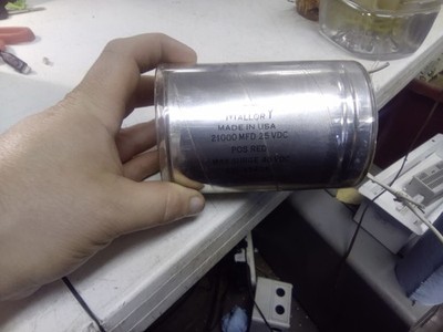 Mallory Can Capacitor 21000MFD 40VDC