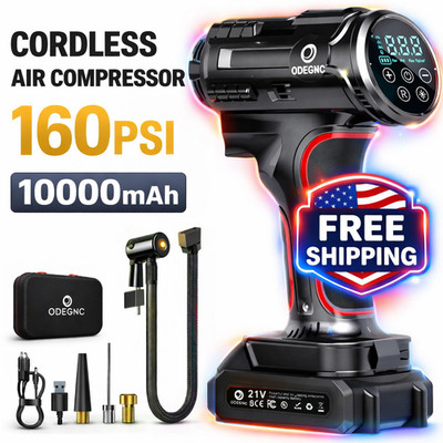 Car Air Tire Inflator Portable Compressor Digital Electric Auto 160PSI 21V