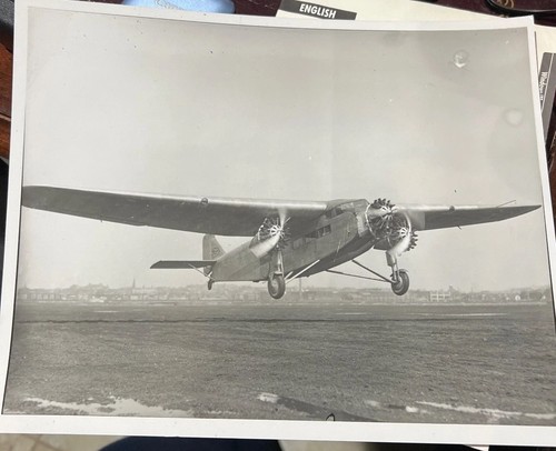FORD TRIMOTOR PASSENGER AIRCRAFT 1930 8x10 GLOSSY PHOTO PRINT