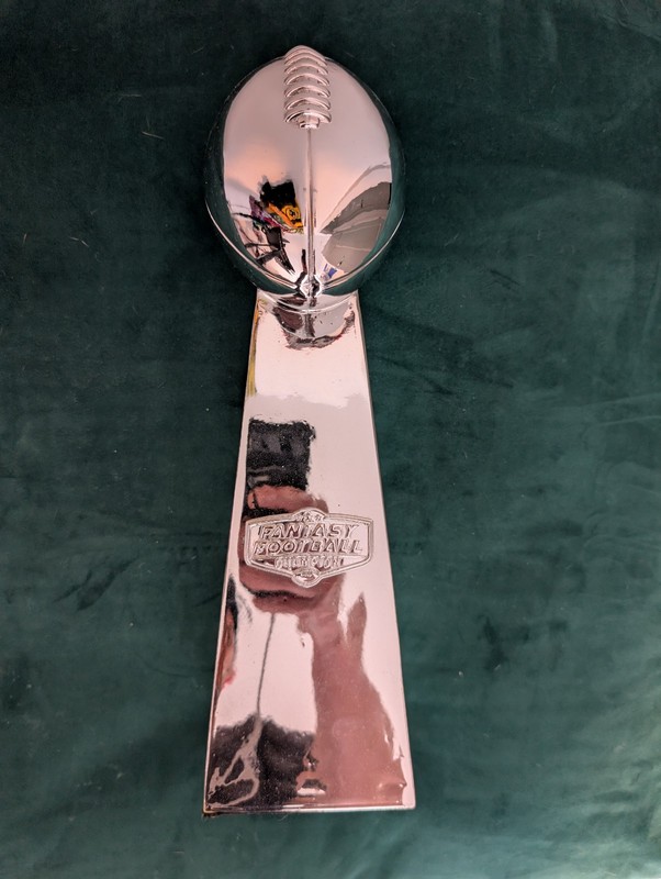 Fantasy Football Trophy - 14 Inch Replica Vince Lombardi Super Bowl Trophy Used