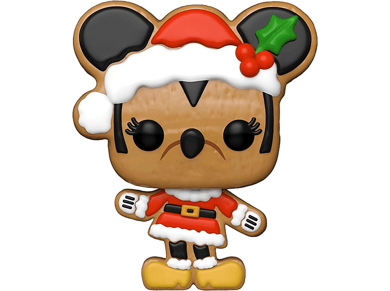 Figura Funko Pop! - Disney: Santa Minnie Mouse (Gingerbread), 9.5 cm, Multicolor
