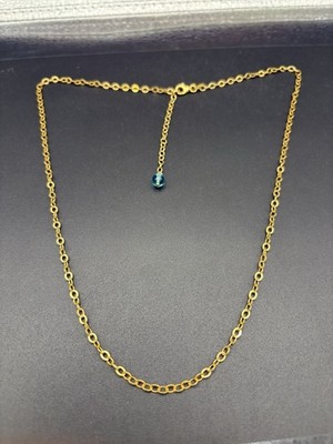 20 Zoll Gold Sterlingsilber Gliederkette Halskette 925 4 Gramm D7