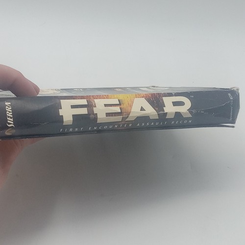 Fear First Encounter Assault Recon PC CD Rom Big Box CIB 5 Discs Manual Untested - Picture 12 of 14