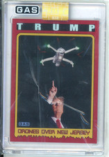 2025 GAS Donald Trump Drones Over New Jersey 73/100 FOIL SEALED!