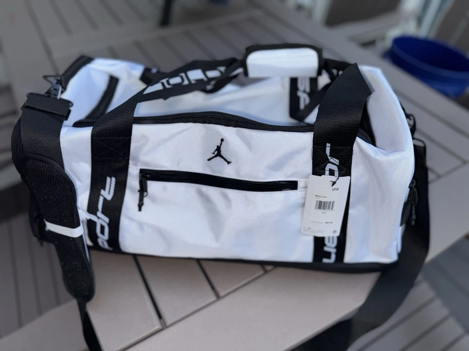 Bolsa de lona blanca grande Nike Sports Foto 3 de 4
