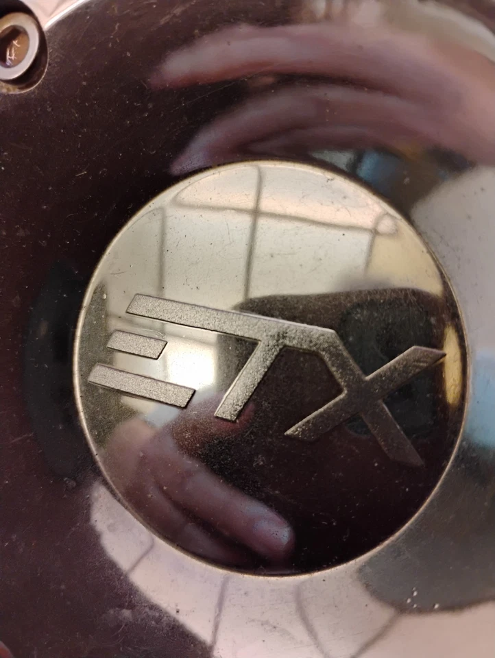 x1 ETX Part Number #CAP 278 A custom Chrome Wheel center cap Foto 3 de 4