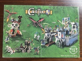 Lego Castle Fantasy Era Crossbow Attack Instruction Manual For Set 7090