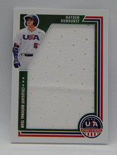 2022 Panini USA Stars & Stripes Baseball - Jumbo Patch /150 - HAYDEN DUNHURST