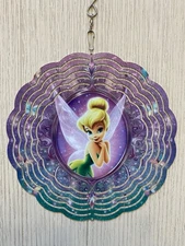 Disney inspired Tinker bell Wind Spinner 8 Inch With Spinning Hook