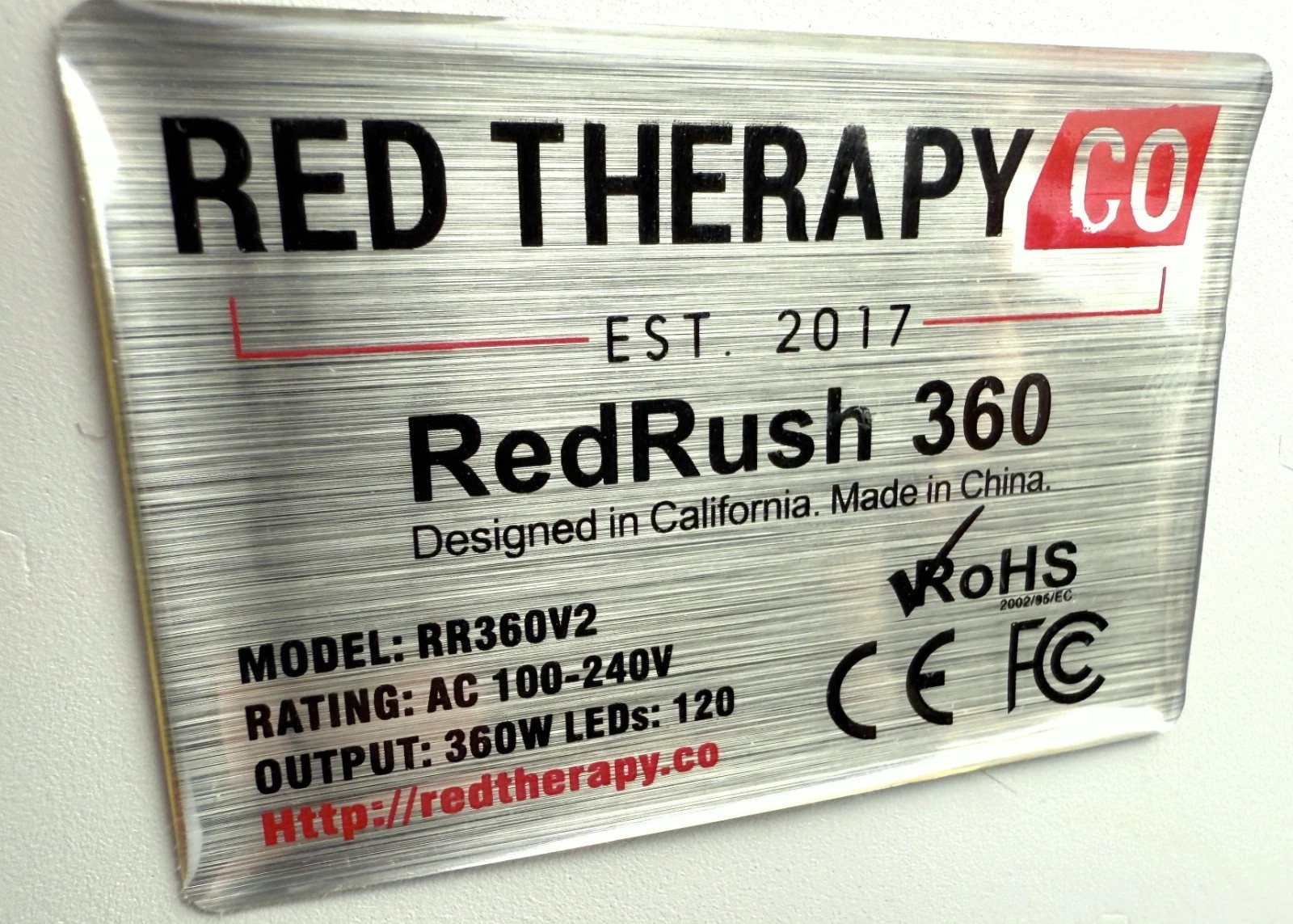 RedRush 360v2 Light Therapy Device Designed To Enhance Your Beauty And Wellness