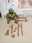 Vintage SOFTHEAD TMNT Ninja Turtles Figure Leonardo 1988 Complete