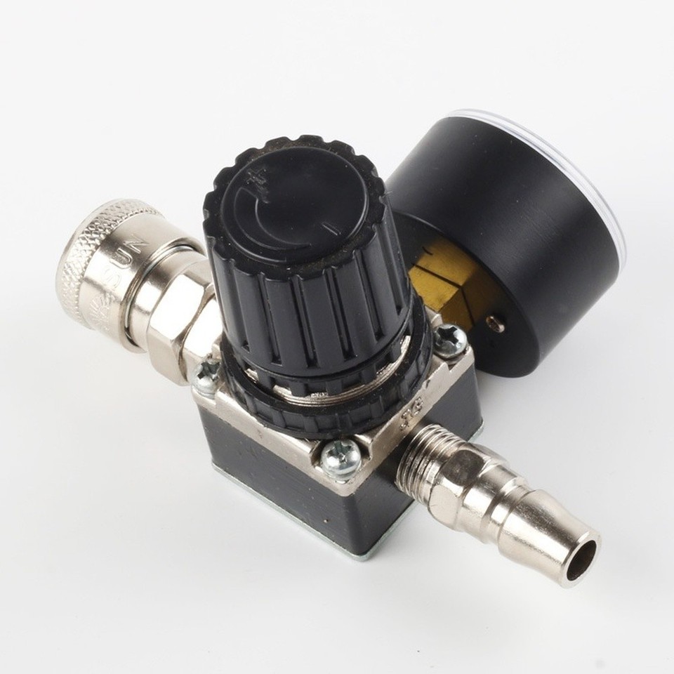 Lectangle Shape Square Shape Air Pressure Regulator 140 PSI with Quick Release ...