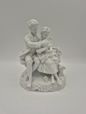Alte Unterweissbach Porzellan Figurengruppe Liebespaar Porzellanfigur 2583
