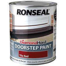 Ronseal Diamond Hard Doorstep Paint Tile Red 750ml