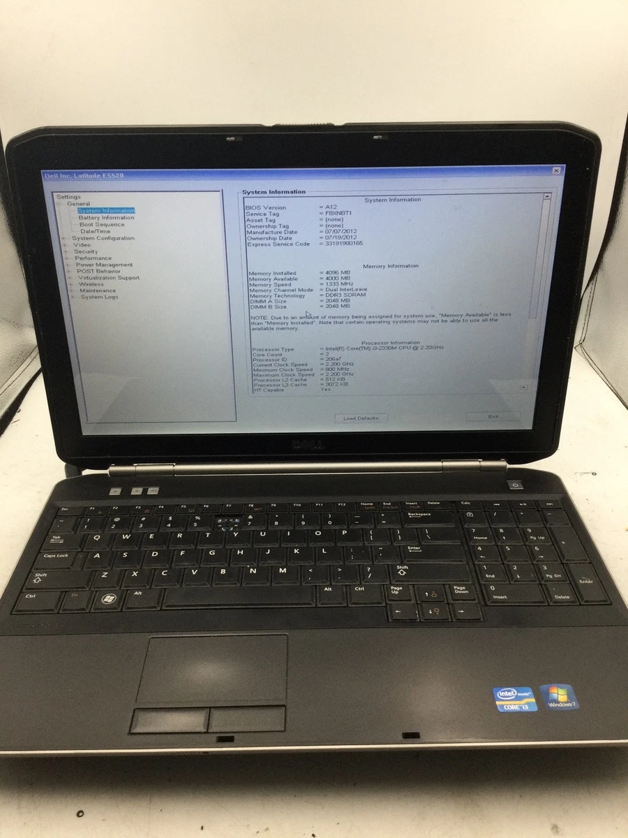 Dell Latitude E5520 for sale - eBay