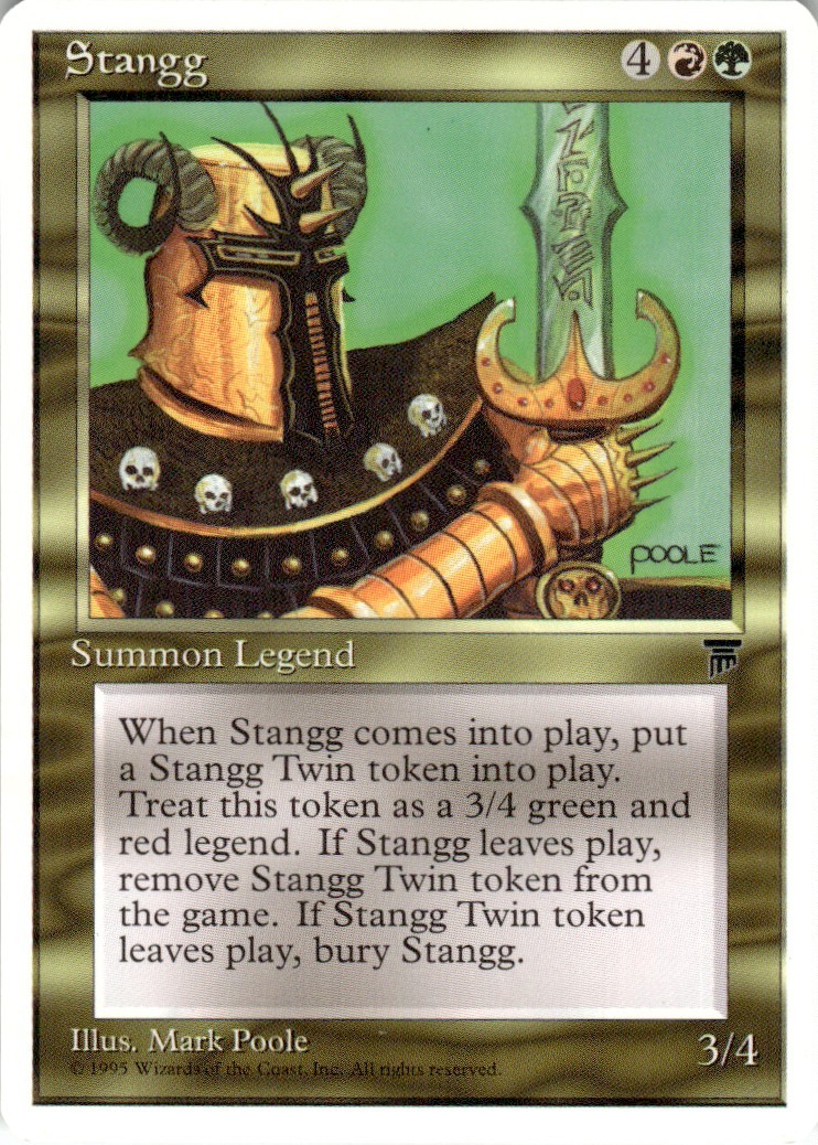 1994 Legends Magic The Gathering Stangg LP
