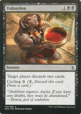 Unburden - C114/269 - MTG - Amonkhet (AKH)