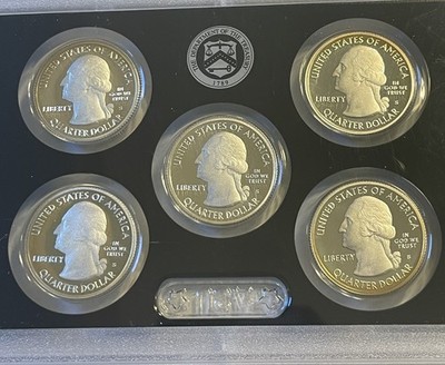 ATB. 2015 S SILVER proof quarters. No Box or Coa. In original plastic sleeve.