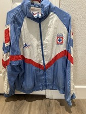 Cruz azul Chamarra Azul Sport vintage Talla M