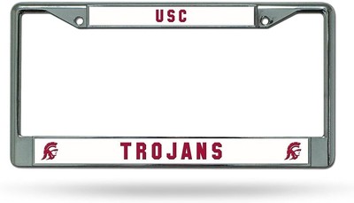 University of Southern California USC Trojans Metal License Plate Frame...