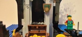 Lego Knights 6077 Forestmen,s River Fortress. Robin Hood Castle Knights 90s 