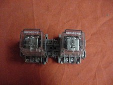 Lot of 2 Siemens SRPA14D-24 24vdc 10Amp 3PDT Relays w/ Sockets  Free Shipping!