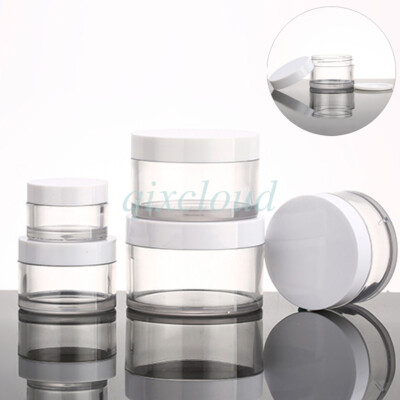 30g 100g 200g Clear Plastic Cosmetic Jar Lotion Lip Cream Balm Storage Container