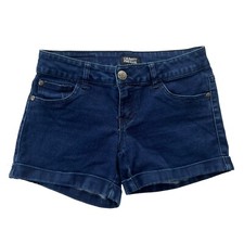 Celebrity Pink Jeans Women  s Size 5 Dark Wash, Indigo Rinse, Cuffed Denim Shorts
