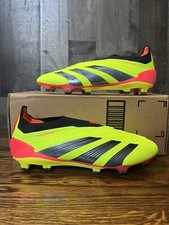 Adidas Predator Elite Laceless FG Solar Yellow Soccer Cleats Mens Sz 7 IE2366