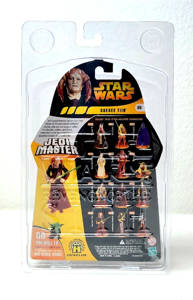 Экшн-фигурка STAR WARS Revenge of the Sith SAESEE TIIN 30 2005 в футляре почти как новая - Изображение 3 из 4